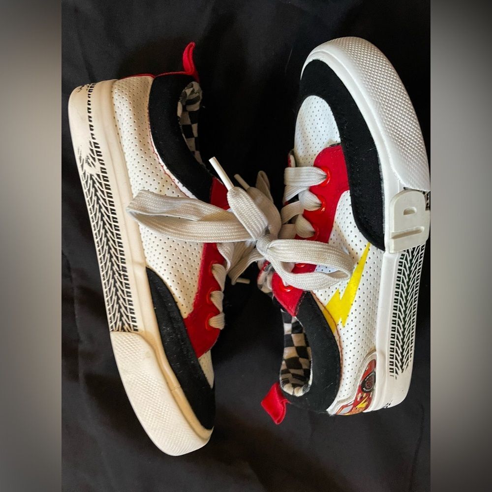 Used Disney Cars sneakers size 1Y no box